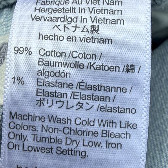 Madewell 90s Straight Denim Jeans Sz 28 Womens Light Wash Classic Retro Y2k Vibe - Picture 7 of 7